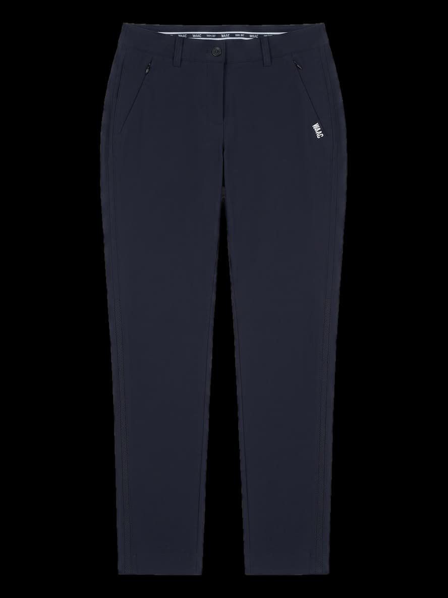 WAAC 네이비 로고 여성 골프 긴바지