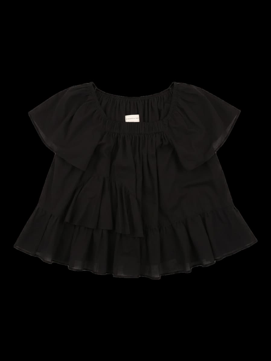 여성 반팔 블라우스