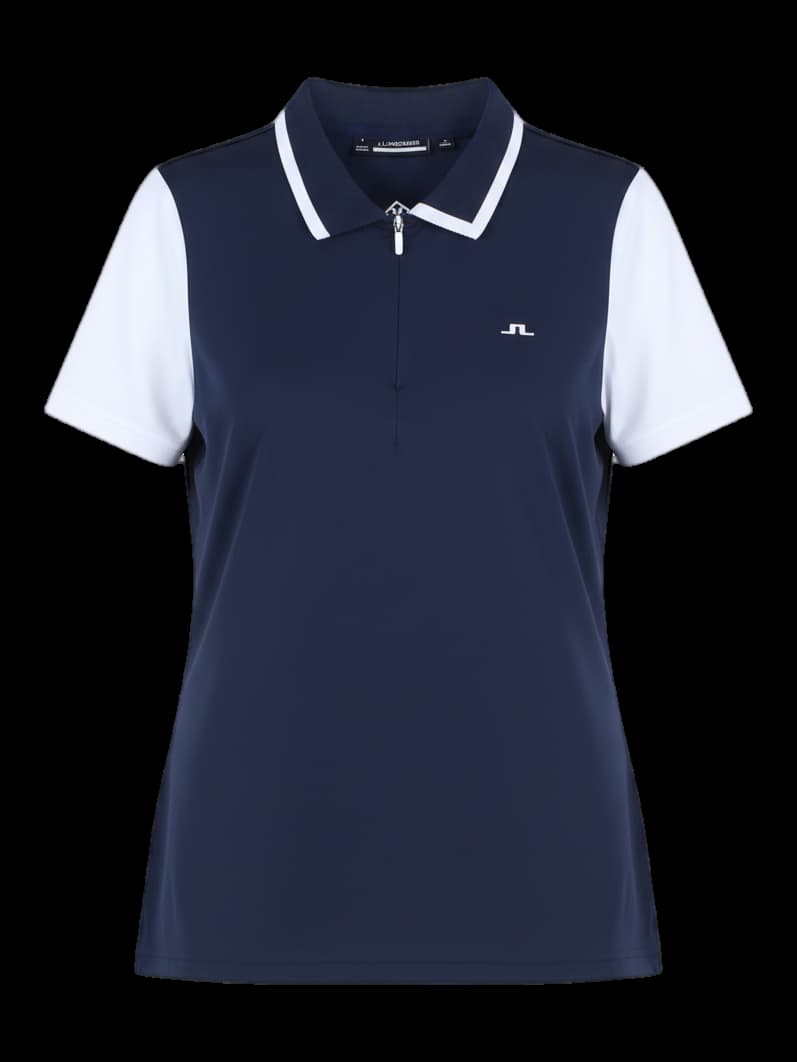 여성 반팔 카라 티