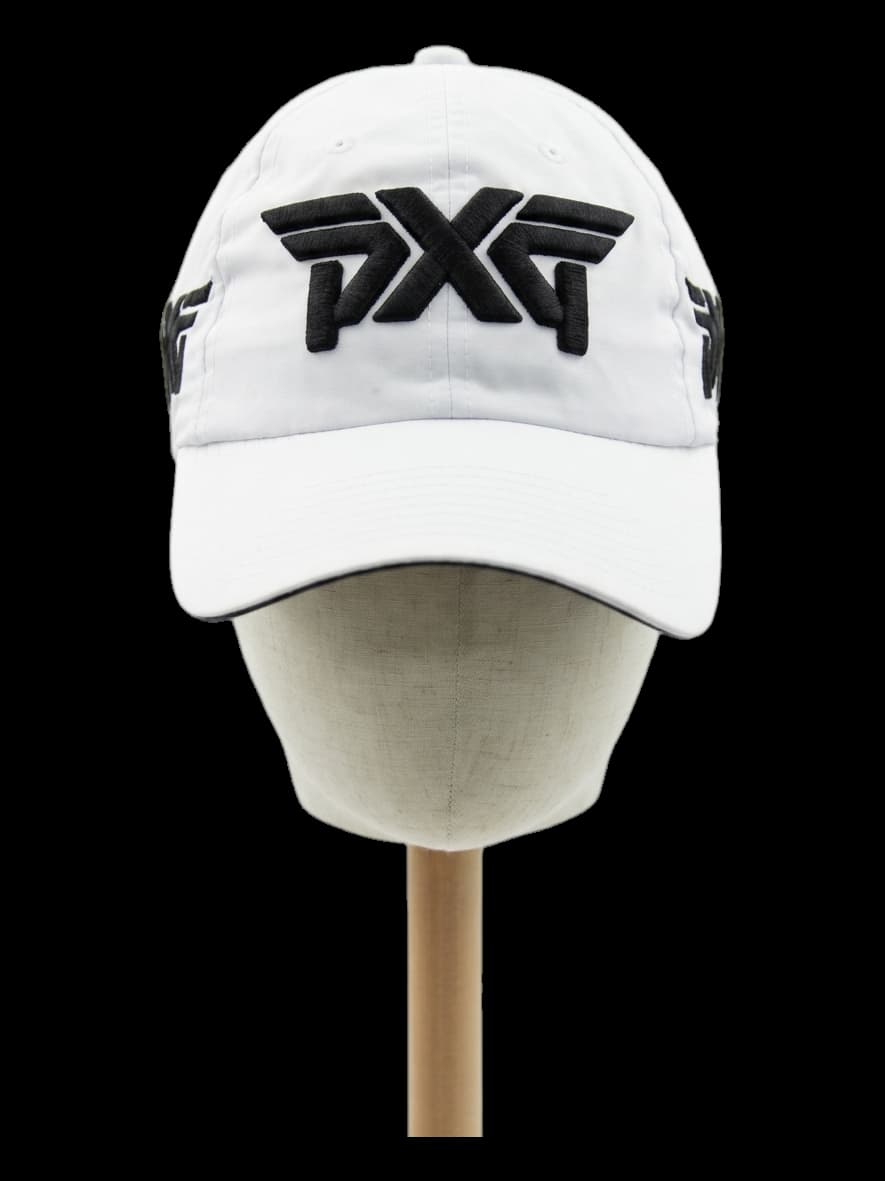 PXG 로고 화이트 볼캡