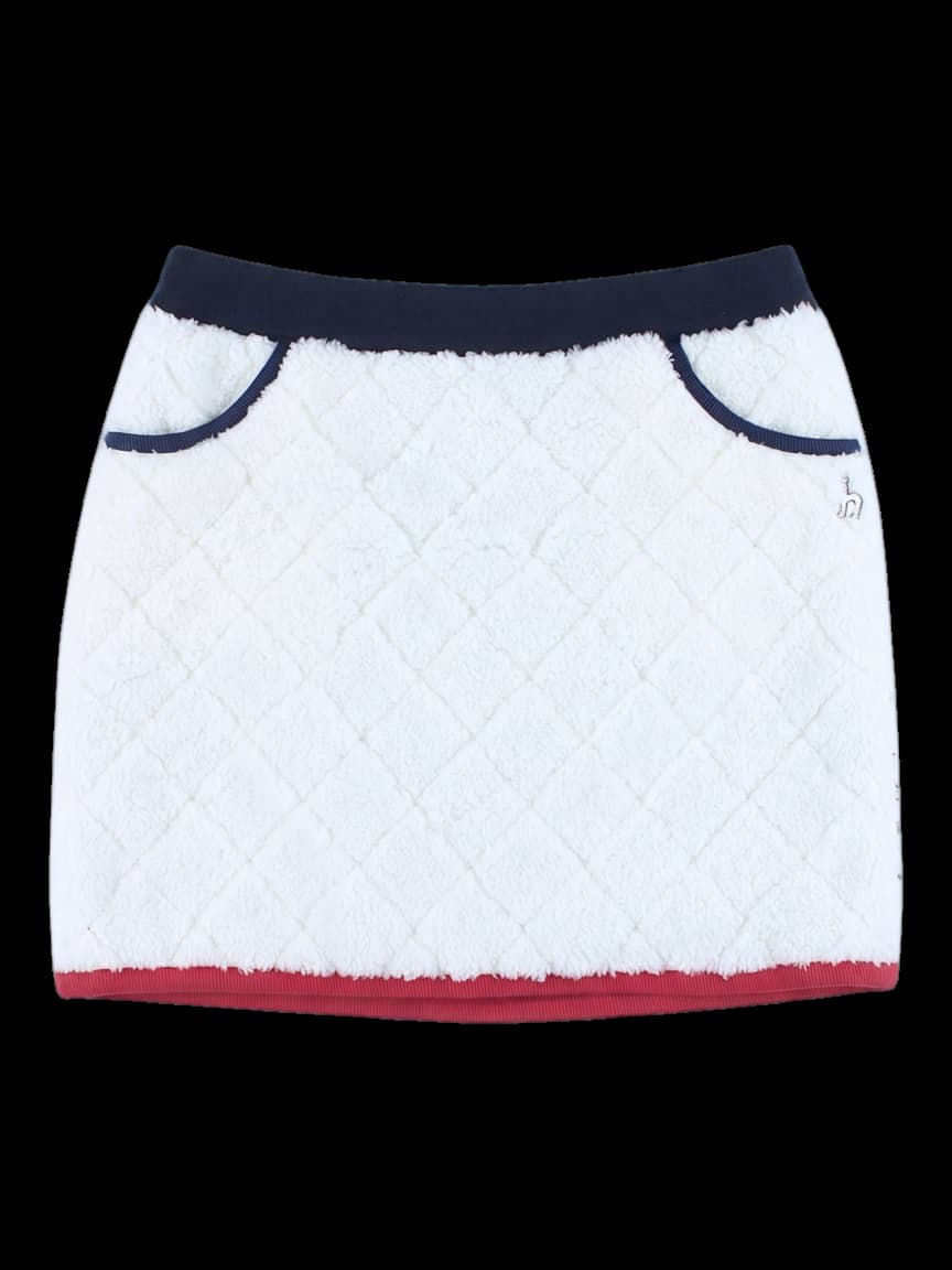 뽀글이 패팅 포인트 스커트