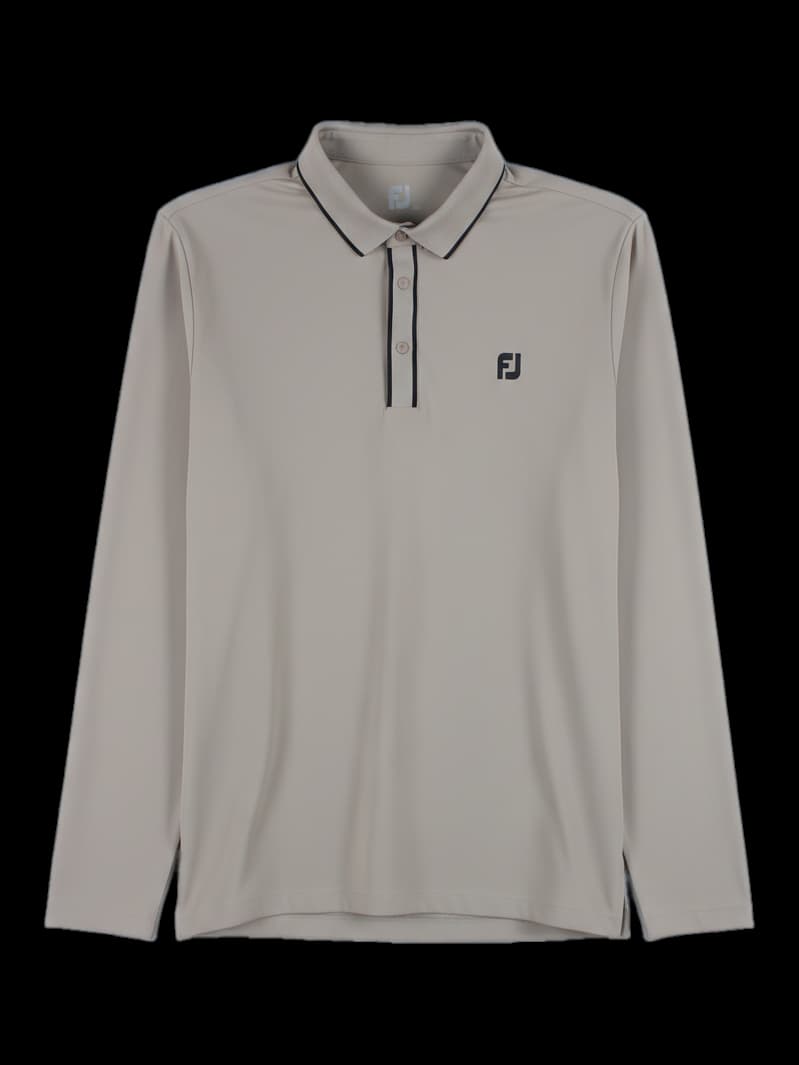 남성 긴팔 카라 티