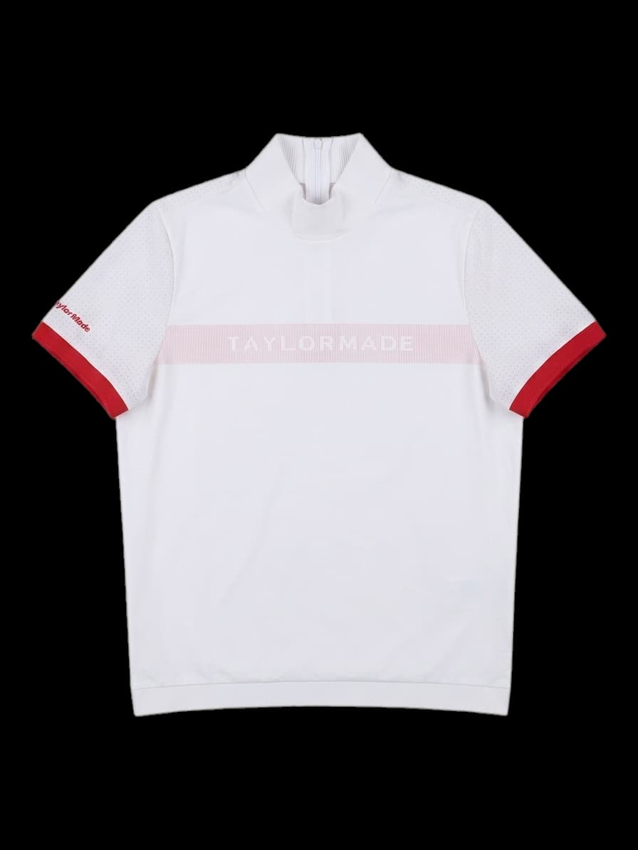 테일러메이드 여성 반팔 하이넥 티셔츠