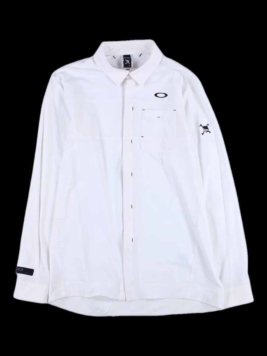 [남성] 펀칭 포인트 긴팔 남방 셔츠