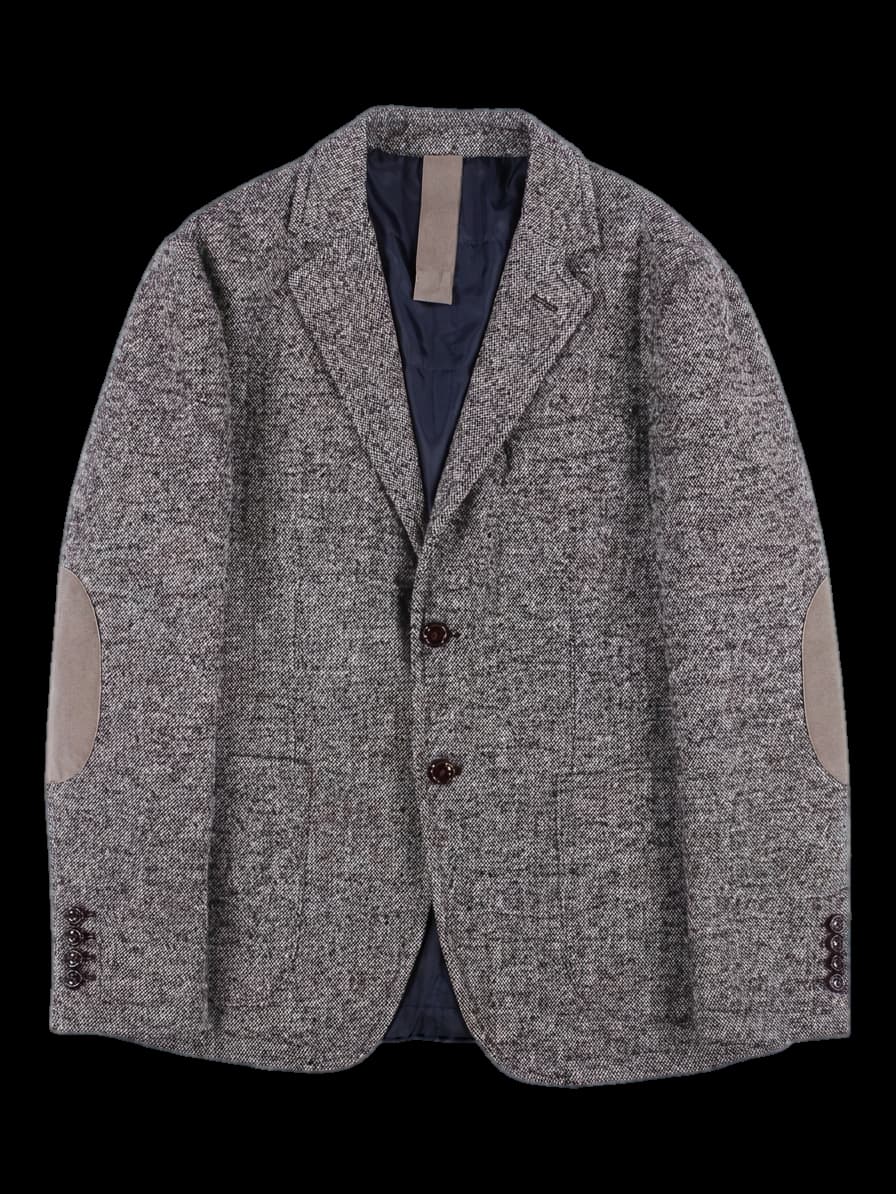 [남성] 패치포인트 카라 싱글 버튼 자켓