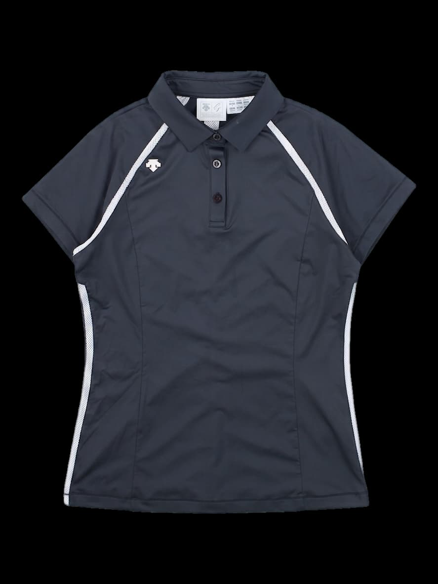 데상트 여성 반팔 카라티