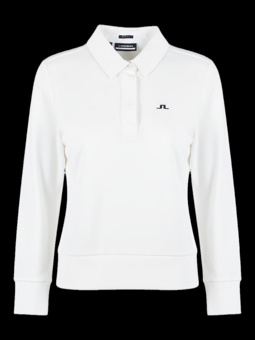 여성 긴팔 카라 티