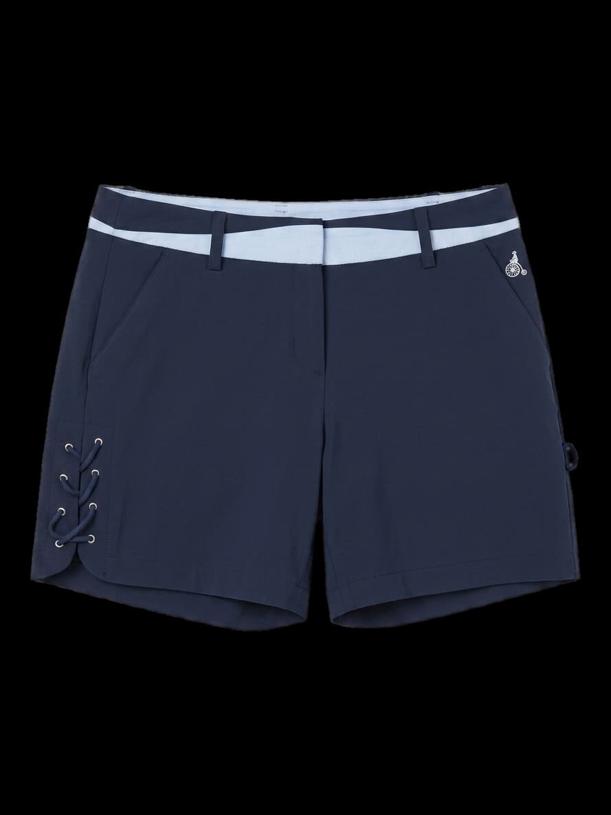네이비 레이스업 숏팬츠