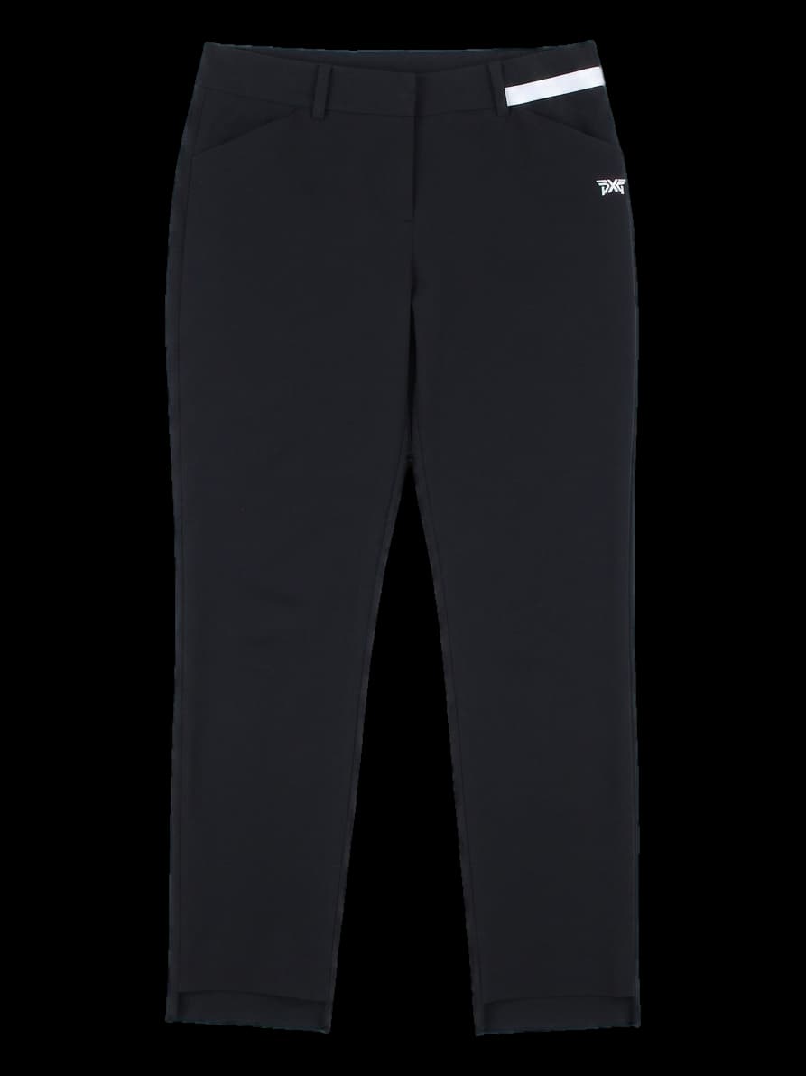 블랙 테이퍼드 골프 팬츠