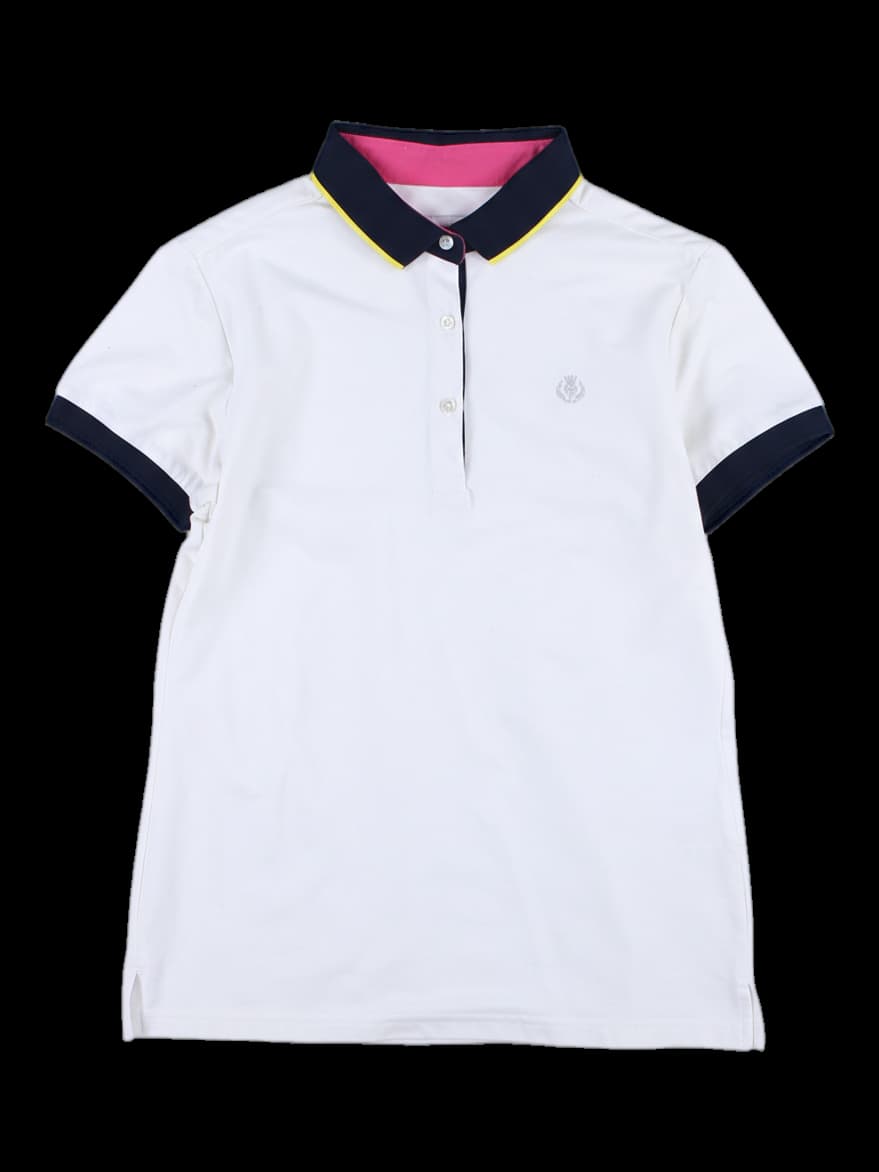 여성 반팔 카라티