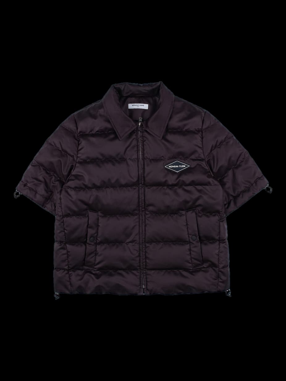 먼데이 플로우 반팔 다운 점퍼