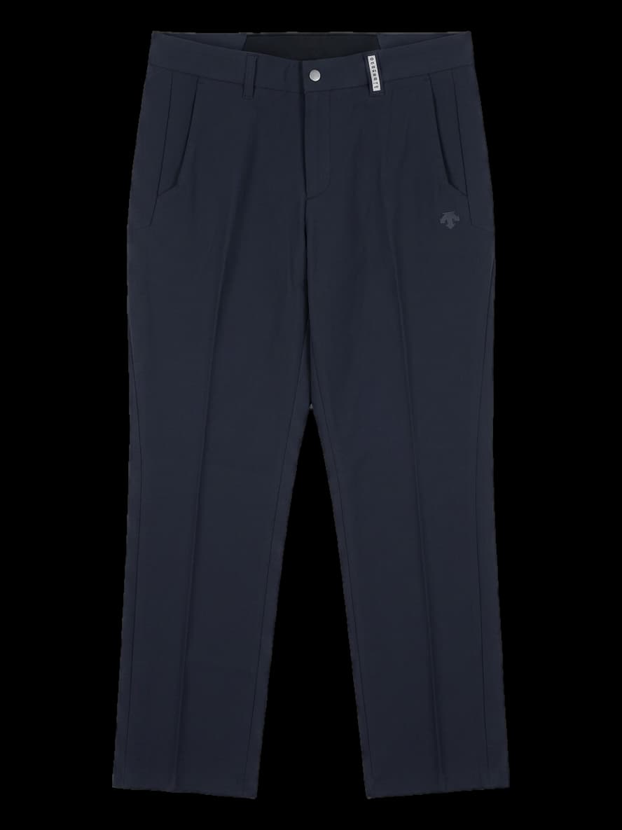 데상트 블랙 슬림핏 골프 바지