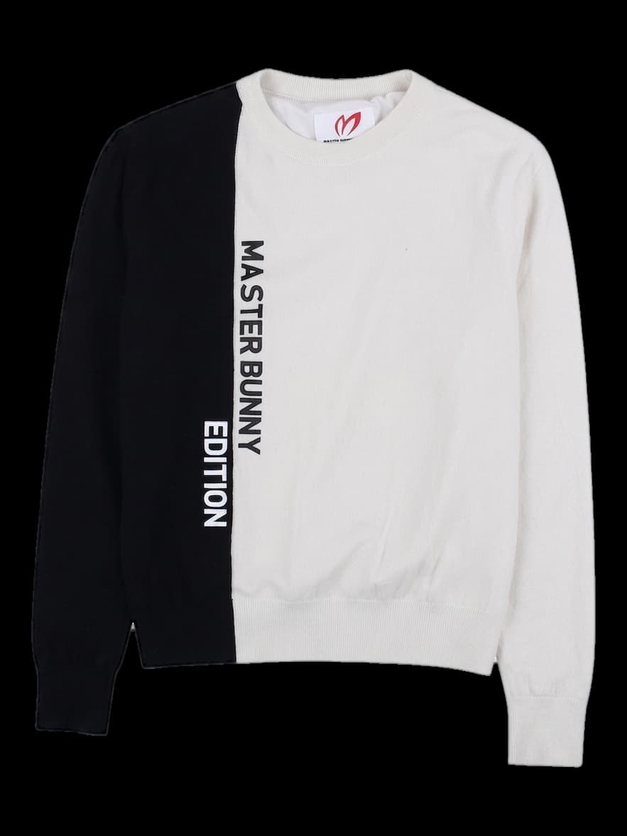 마스터바니에디션 컬러블록 니트