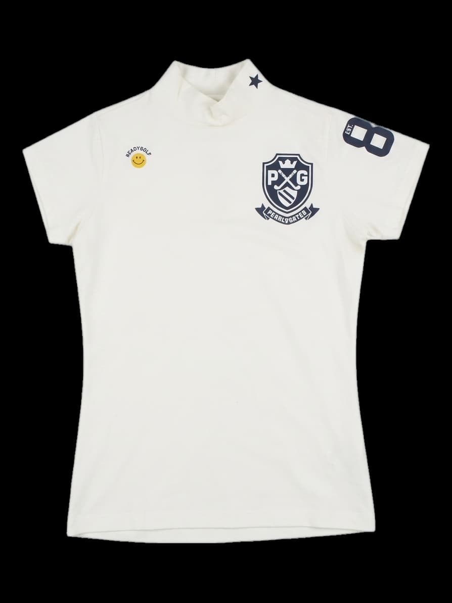 파리게이츠 하이넥 반팔 티셔츠