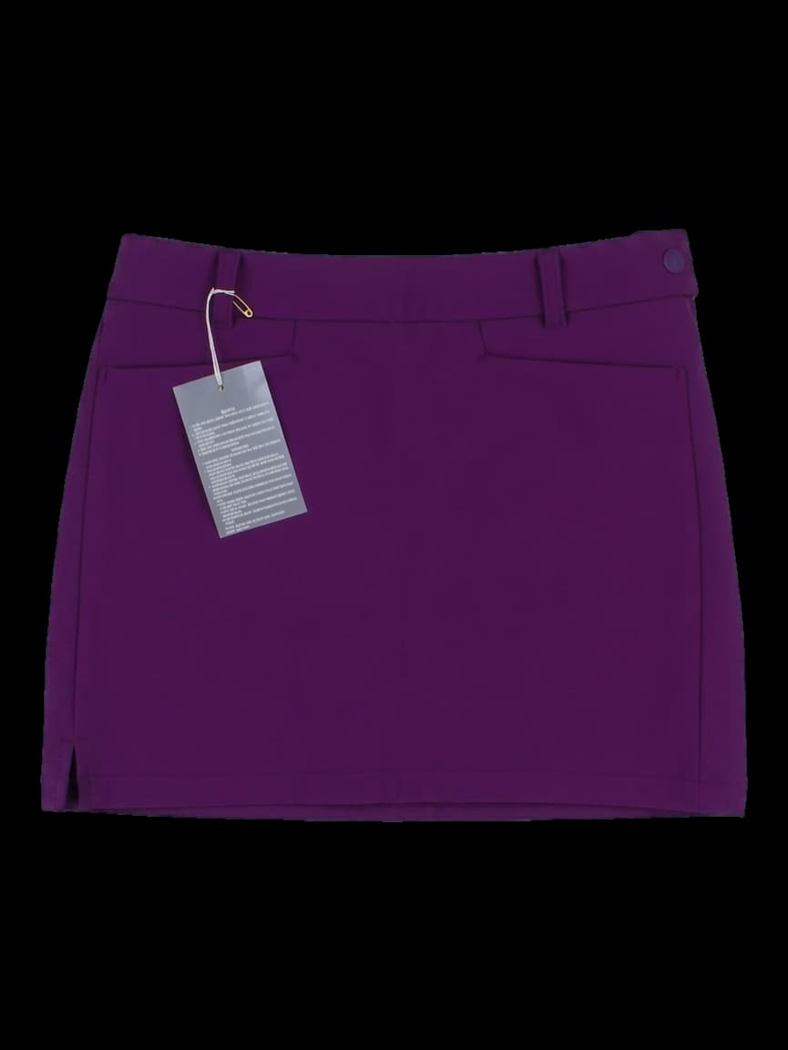 퍼플 미니 스커트