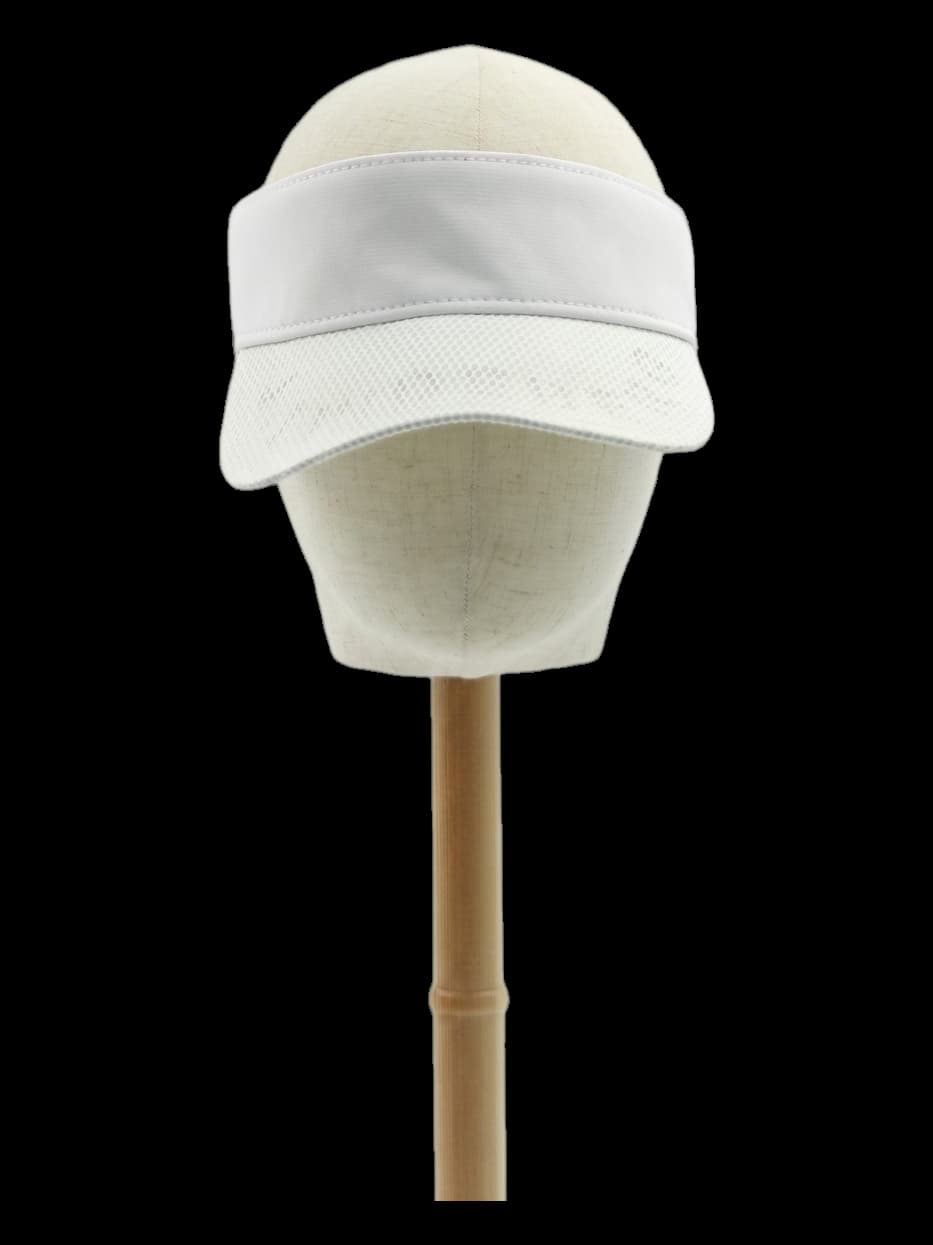 화이트 메시 썬바이저