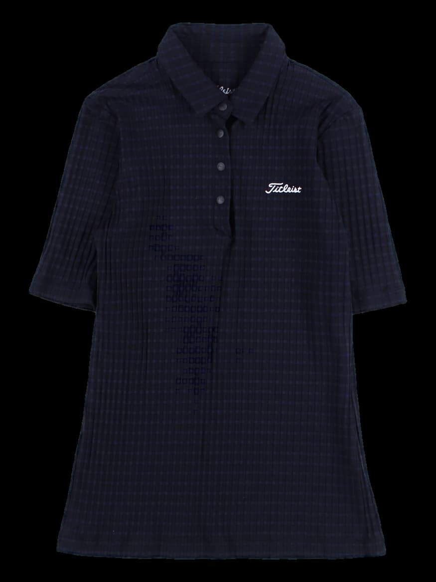 여성 반팔 카라 티