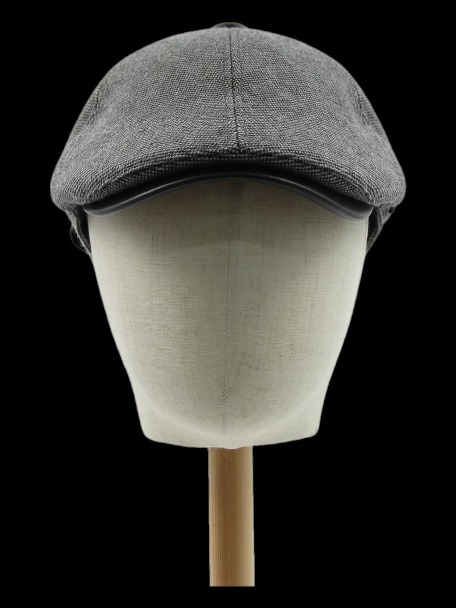 그레이 헤링본 헌팅캡