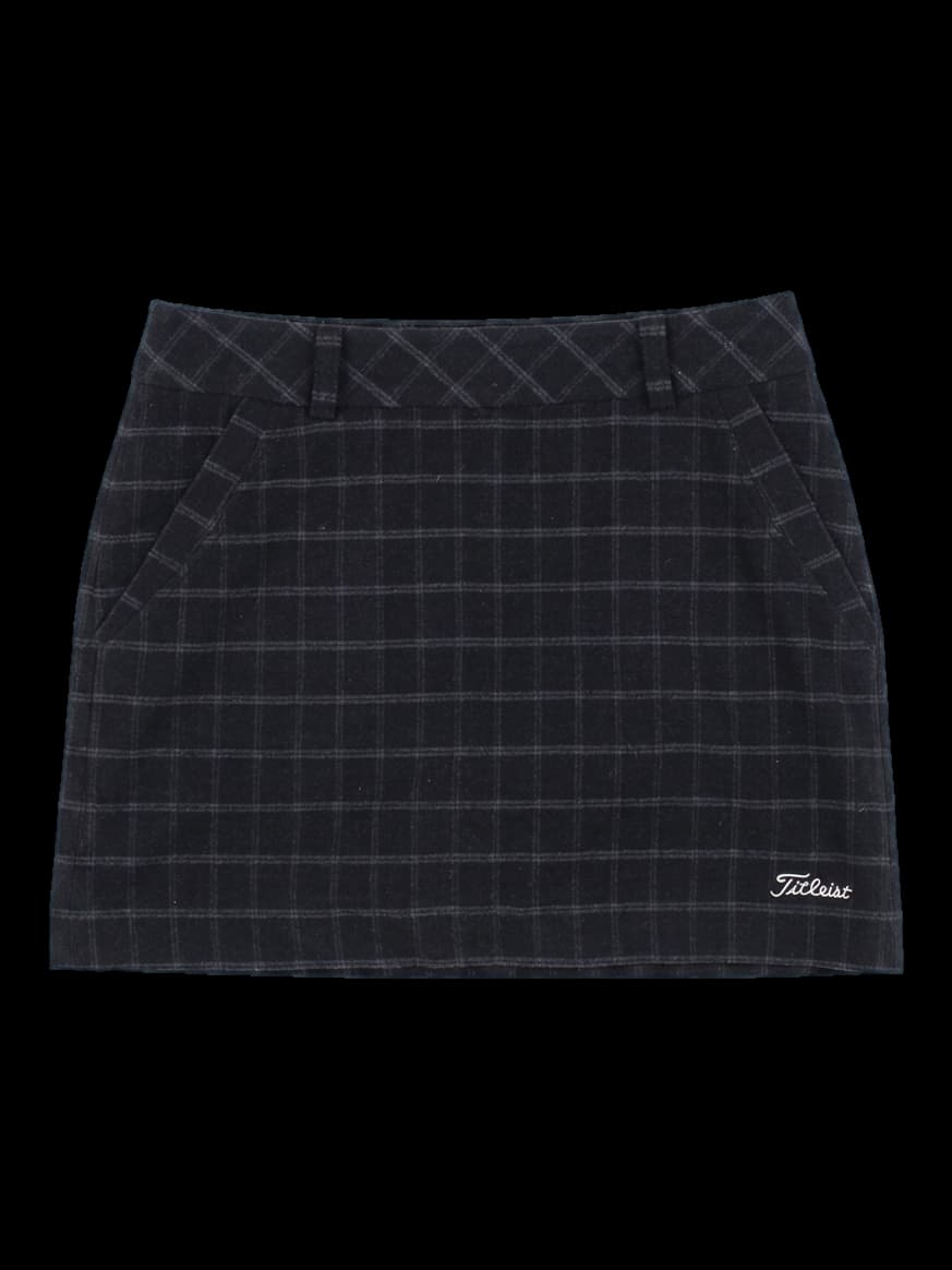 타이틀리스트 체크 미니 스커트