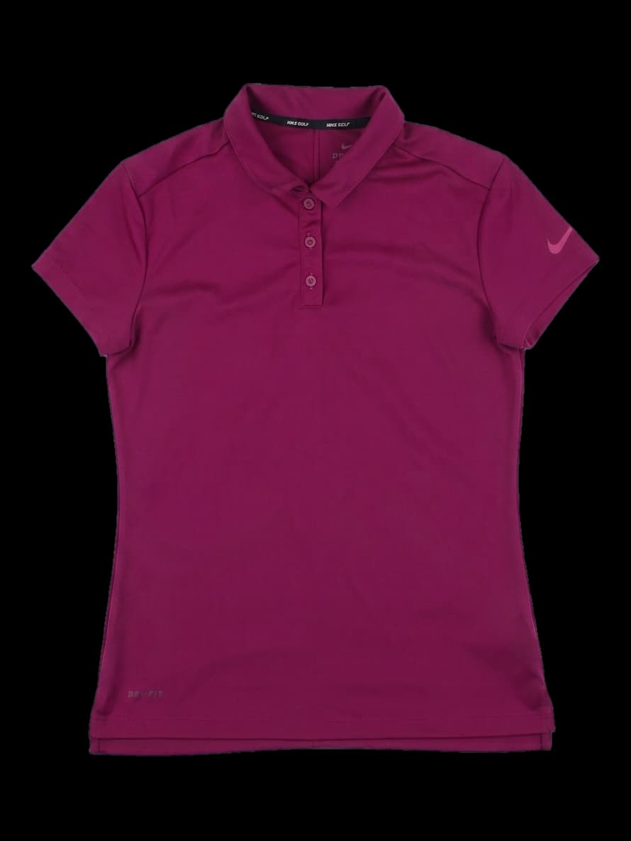 나이키 골프 드라이핏 버건디 반팔 폴로 셔츠