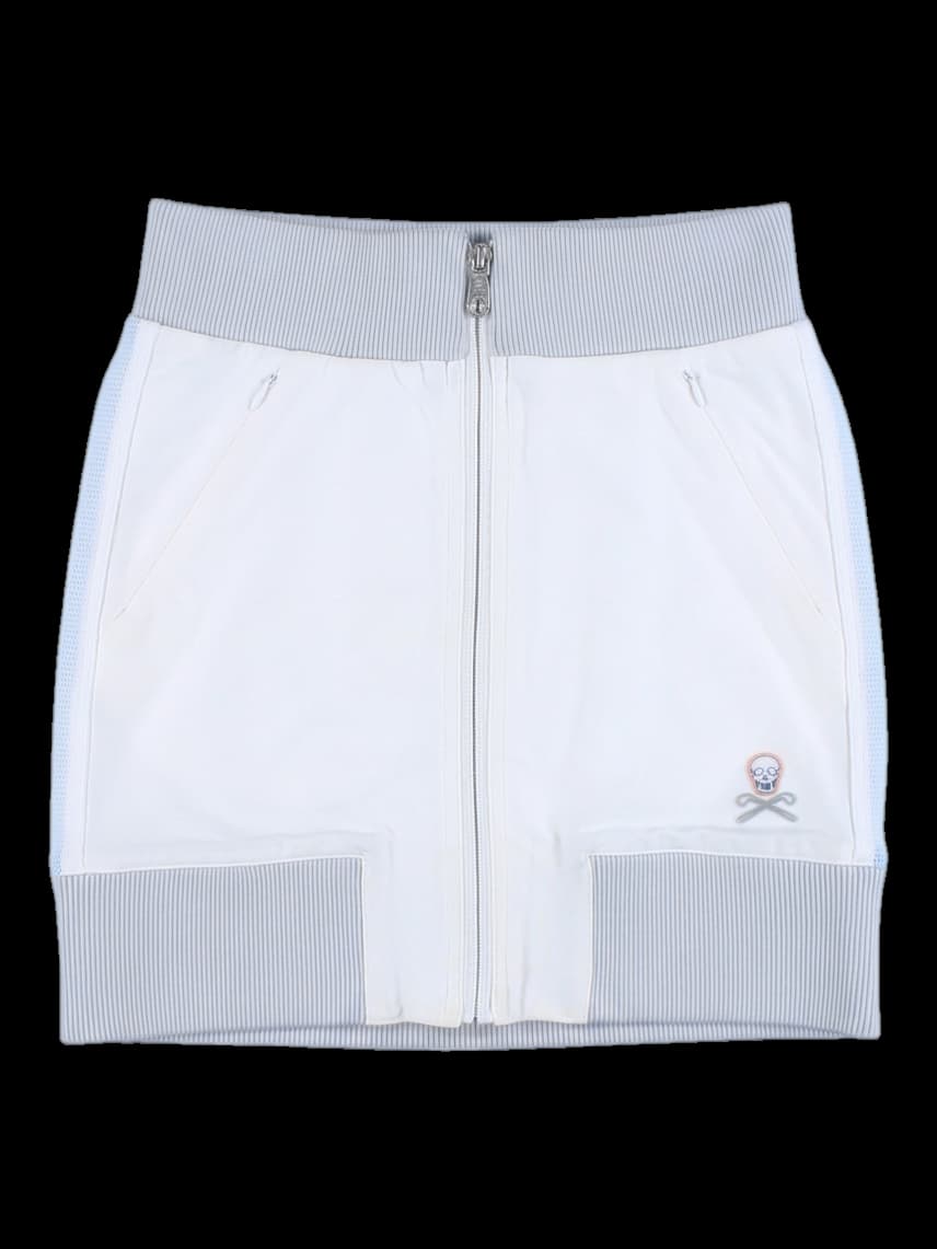 밴딩 집업 스커트