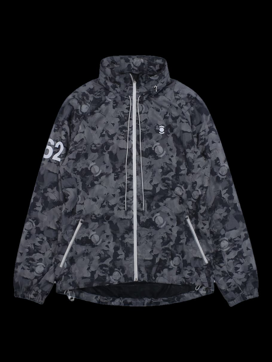 그레이 카모플라쥬 바람막이 점퍼