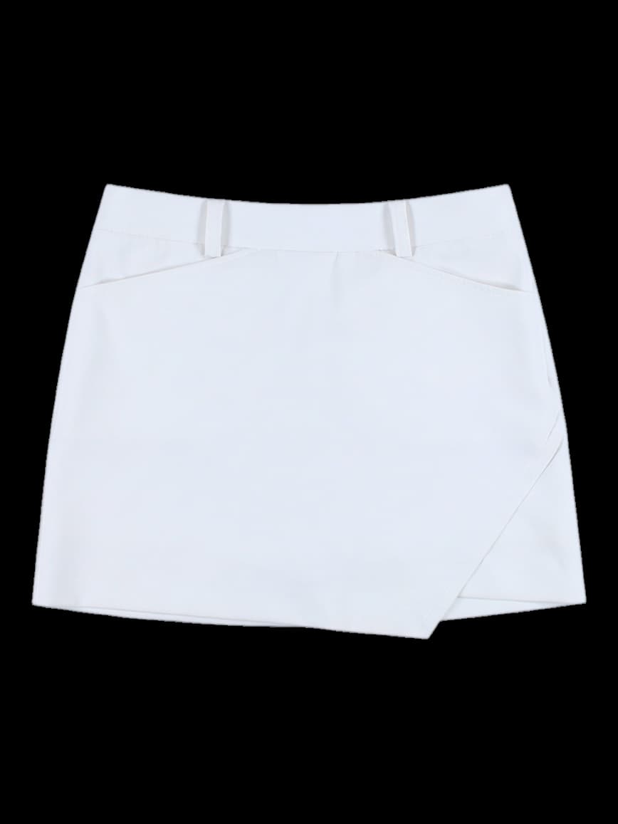 면 골프 스커트