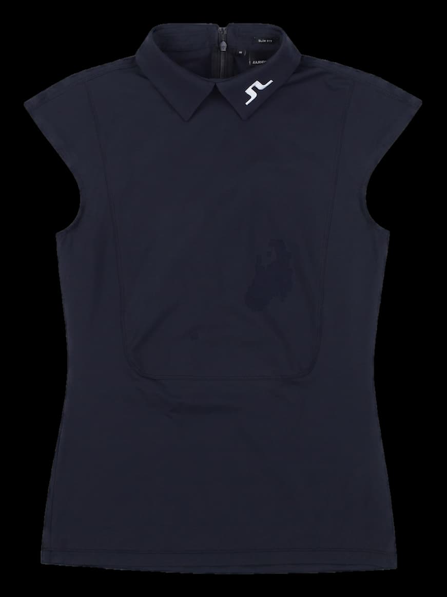 제이린드버그 여성 로고 민소매 카라티