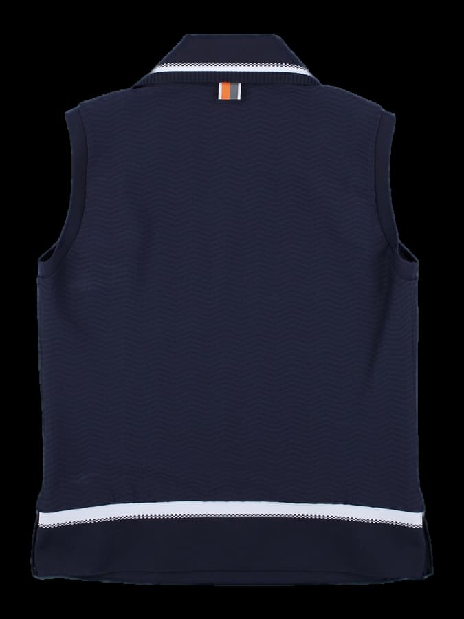 네이비 브이넥 슬리브리스 베스트