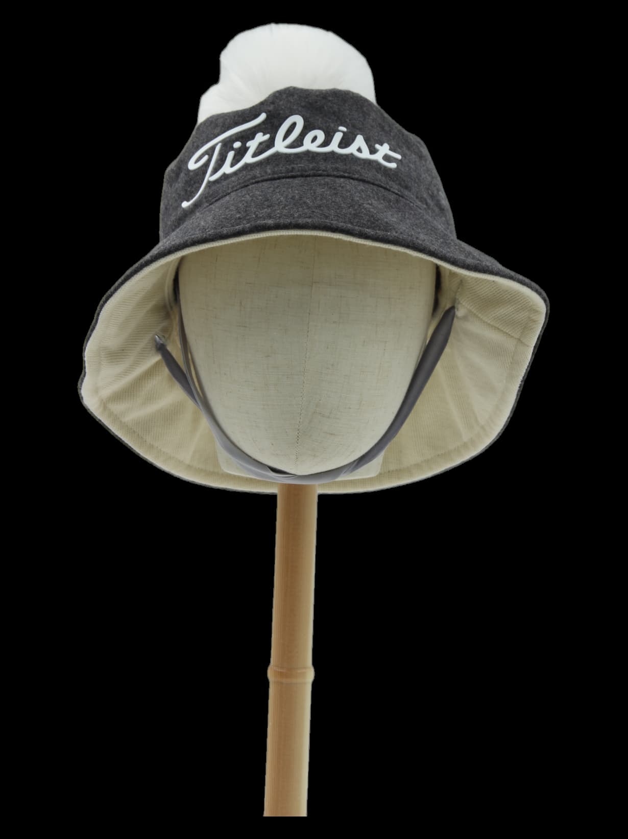 타이틀리스트 그레이 폼폼 버킷햇