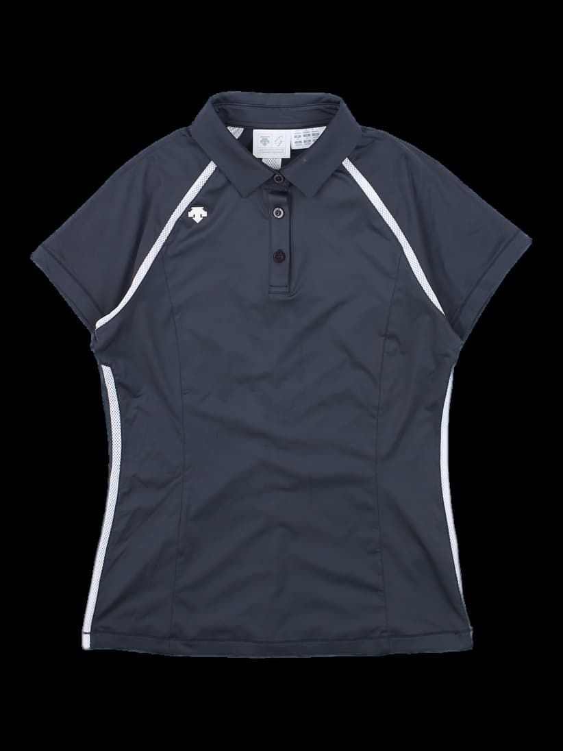 데상트 여성 반팔 카라티