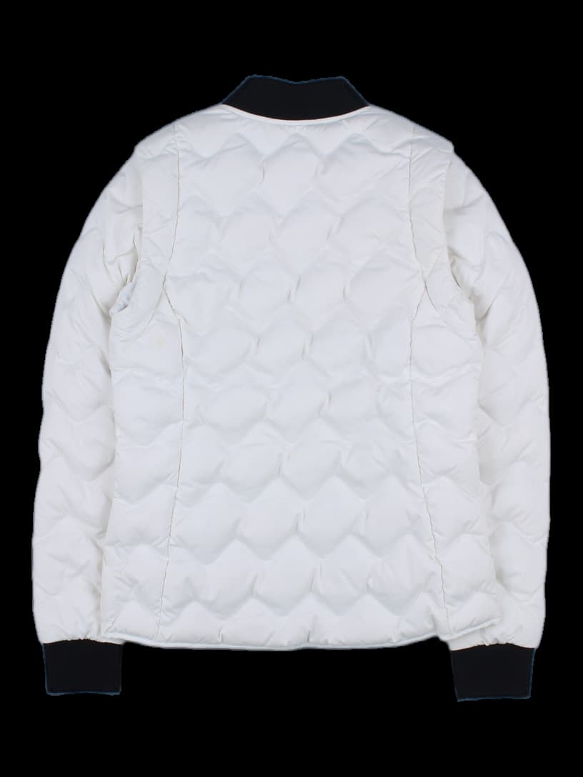 여성 퀼팅 경량 다운 점퍼 (화이트)