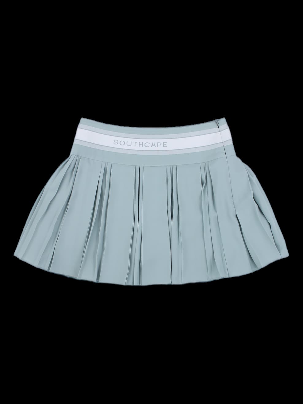 사우스케이프 로고 밴딩 플리츠 스커트 민트