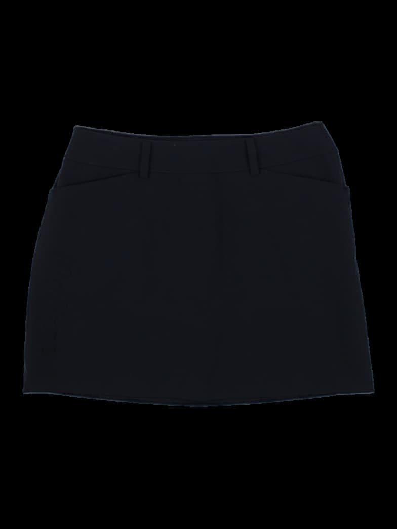 블랙 미니 스커트