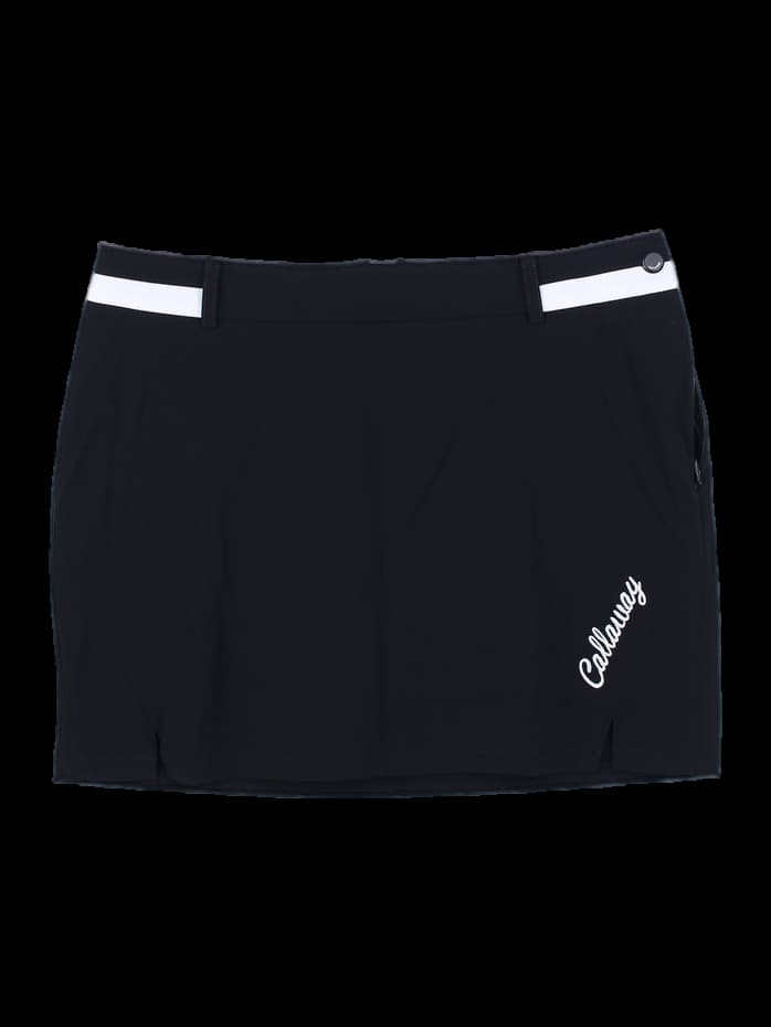 캘러웨이 여성 블랙 큐롯 스커트