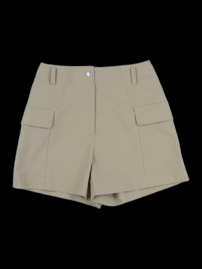 베이지 카고 숏팬츠