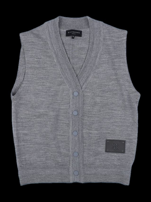 그레이 니트 베스트