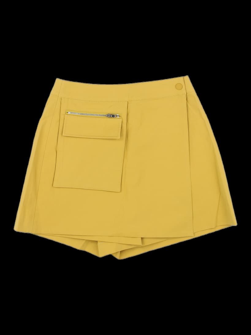 머스타드 옐로우 큐롯 팬츠