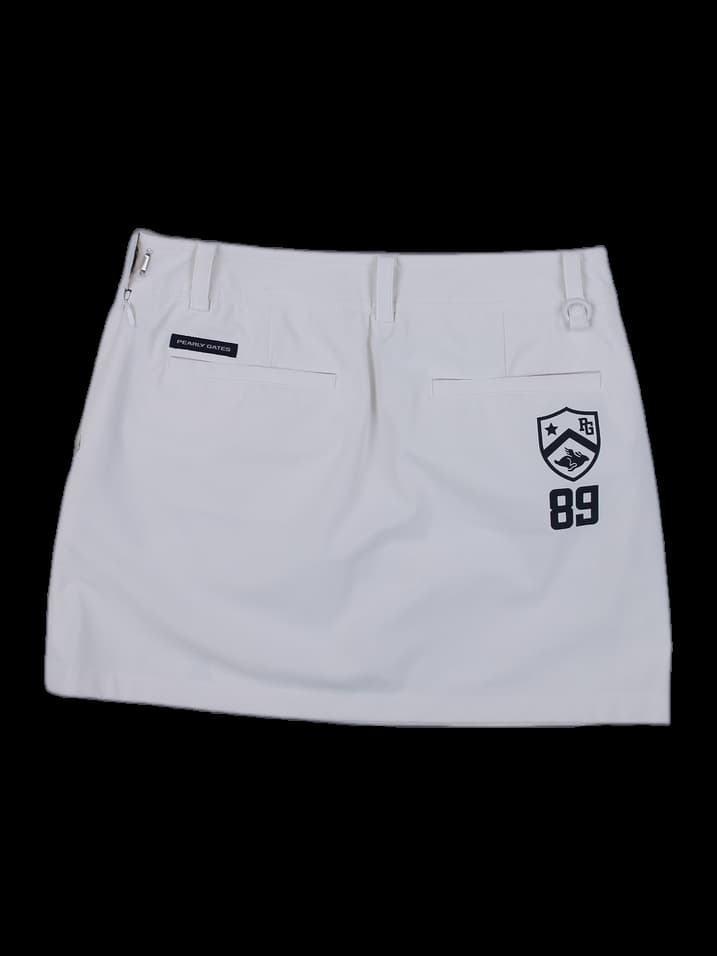 화이트 랩 스타일 큐롯 스커트