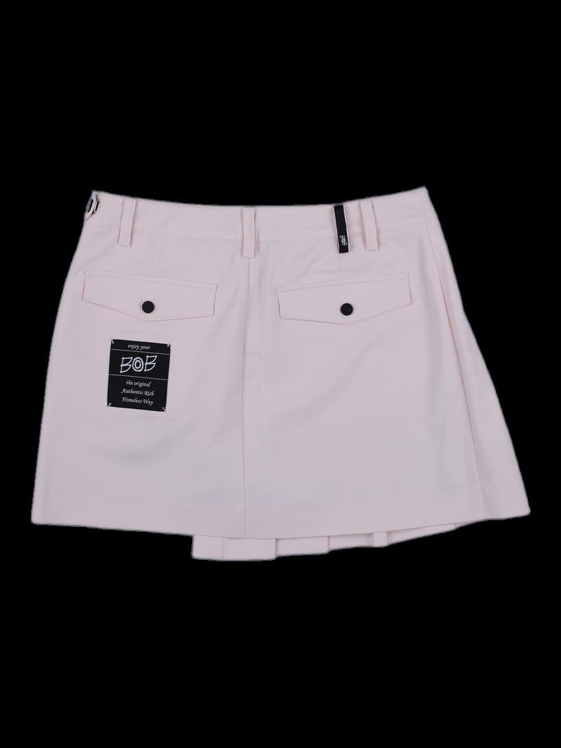 BOB 핑크 플리츠 스커트