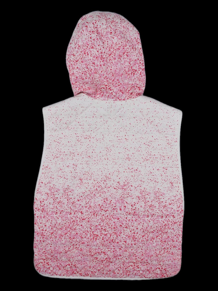 여성 핑크 그라데이션 아노락 베스트