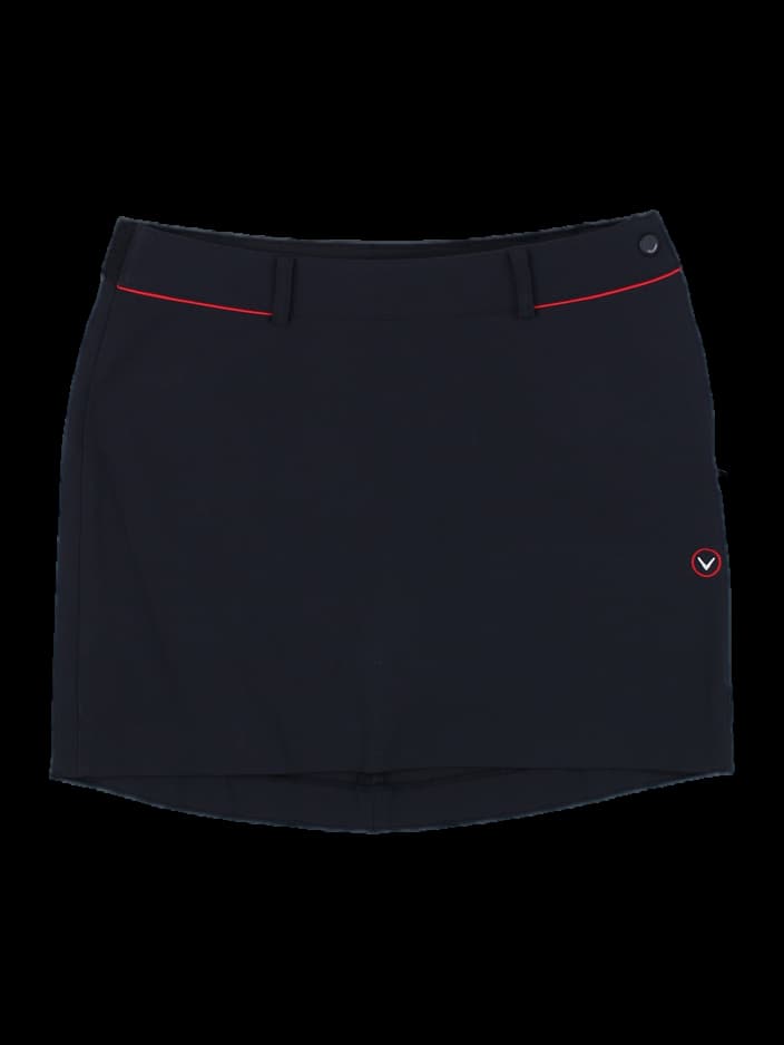 블랙 골프 큐롯 스커트