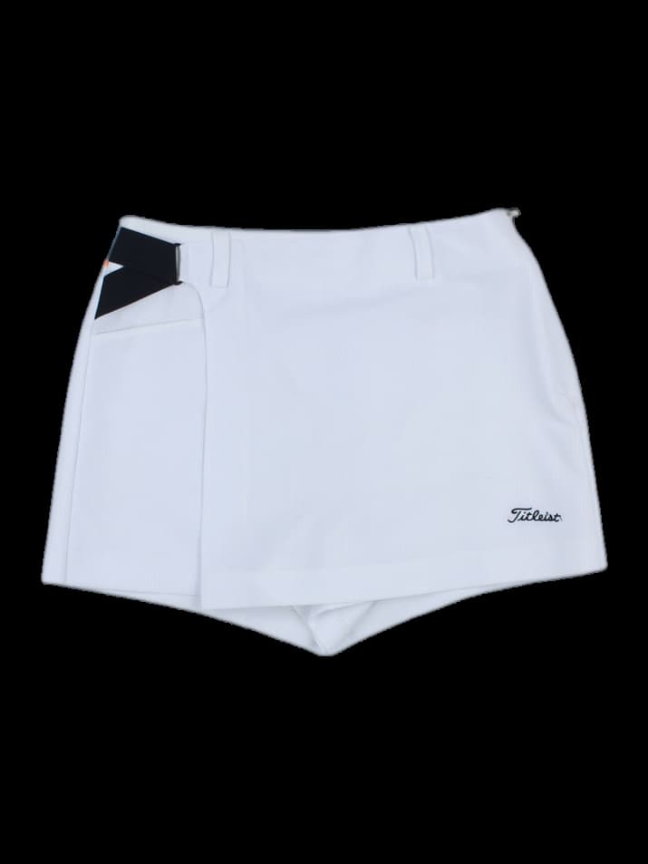 타이틀리스트 화이트 여성 큐롯 스커트