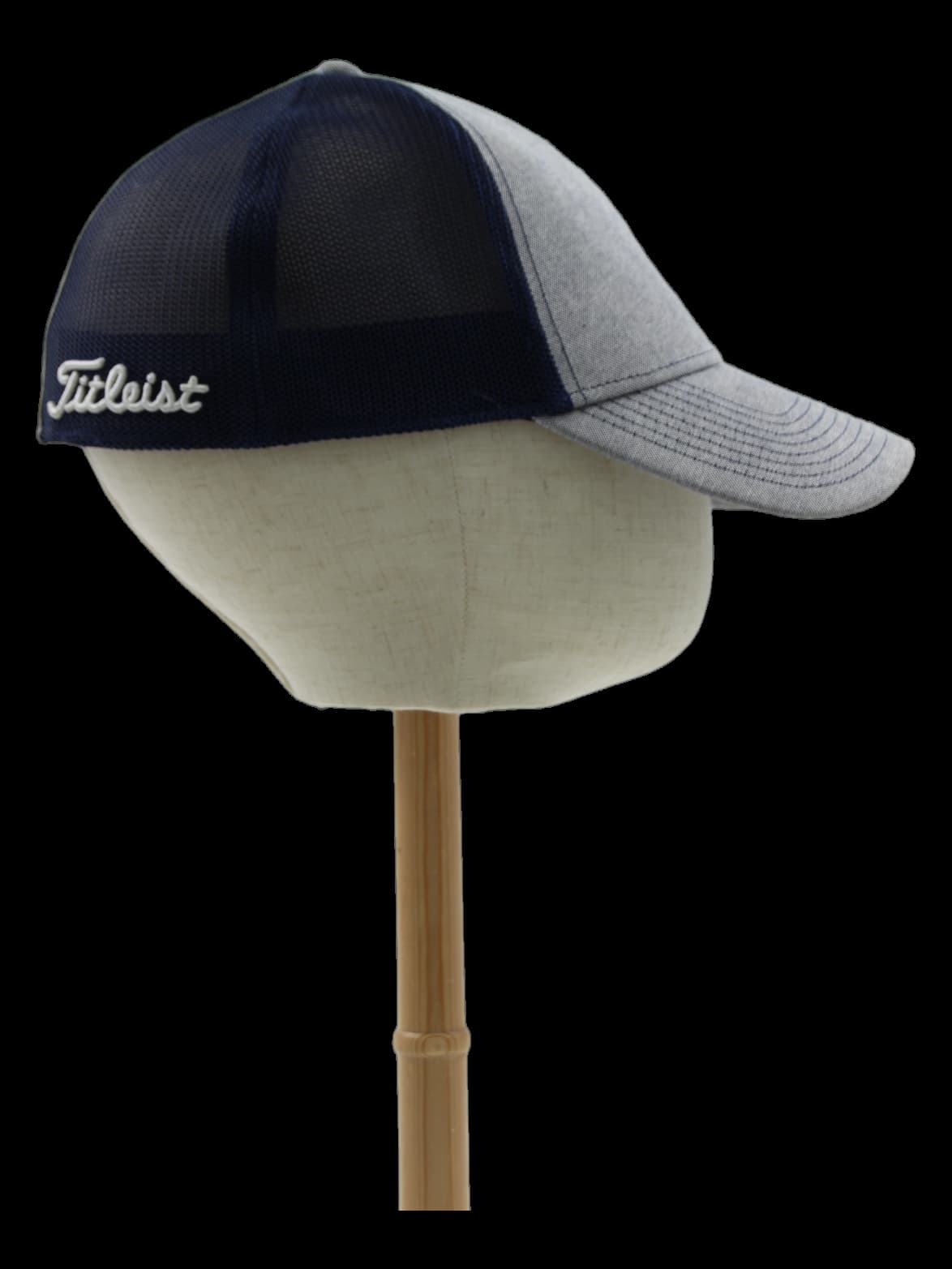 타이틀리스트 그레이/네이비 배색 메쉬 캡