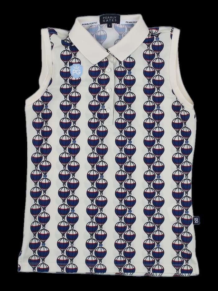 파리게이츠 민소매 패턴 카라티