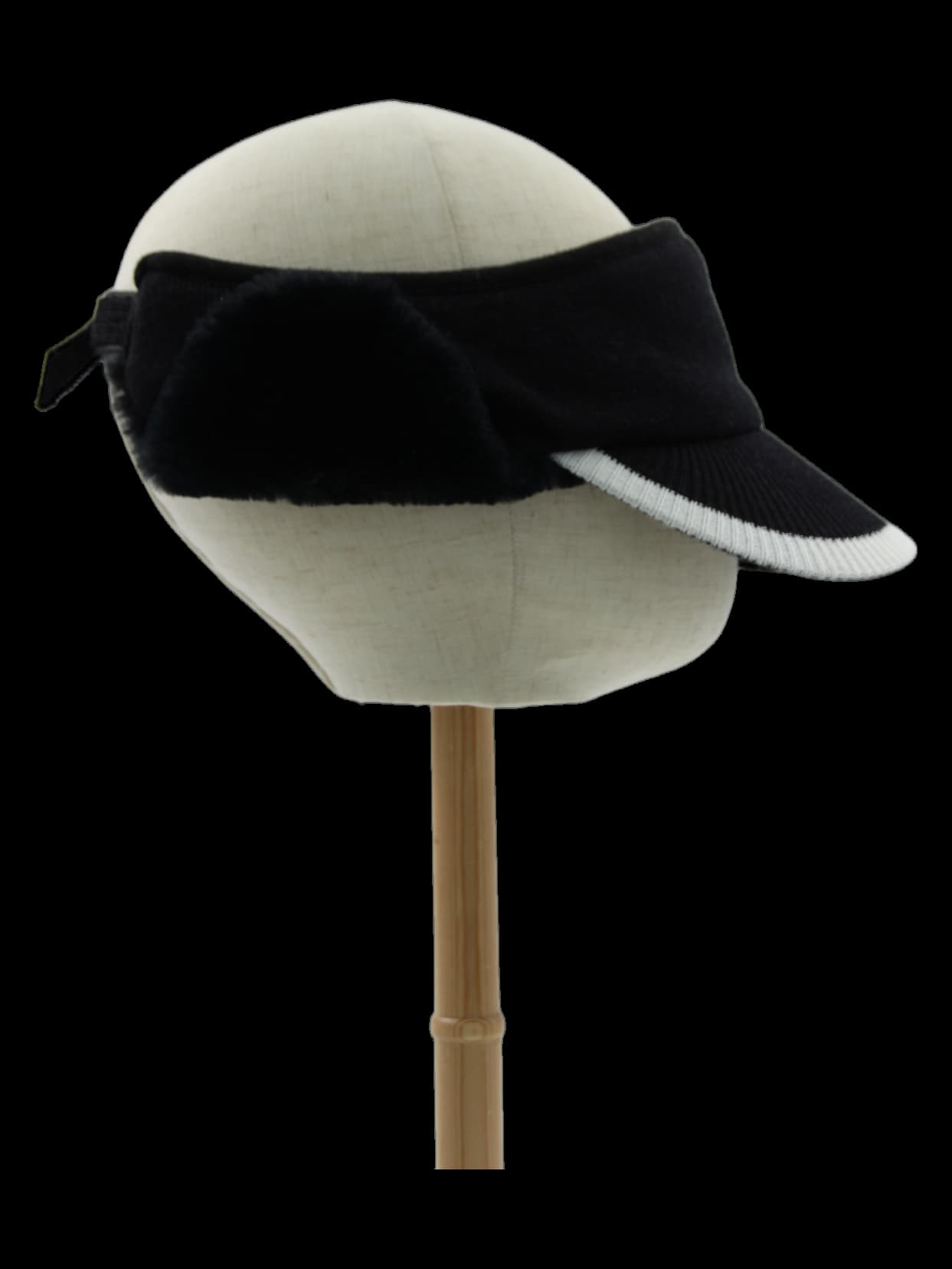 블랙 퍼 이치어 썬캡