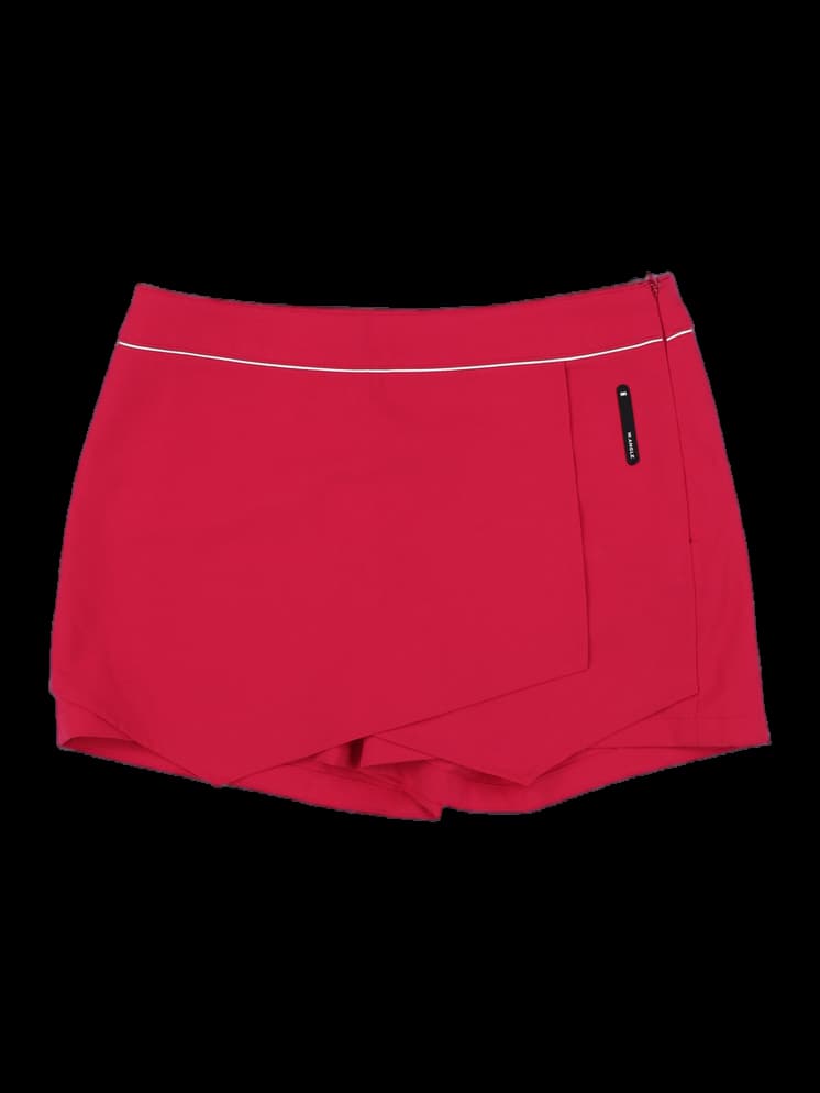 와이드앵글 여성 로고 포인트 랩 큐롯 팬츠