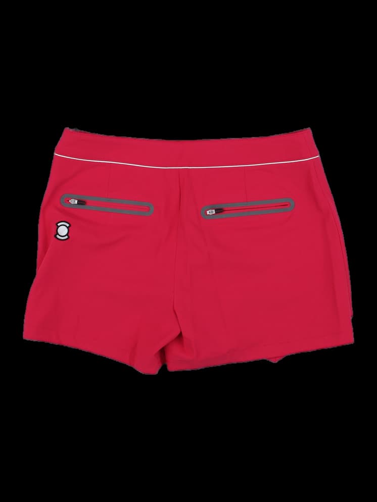 와이드앵글 여성 로고 포인트 랩 큐롯 팬츠