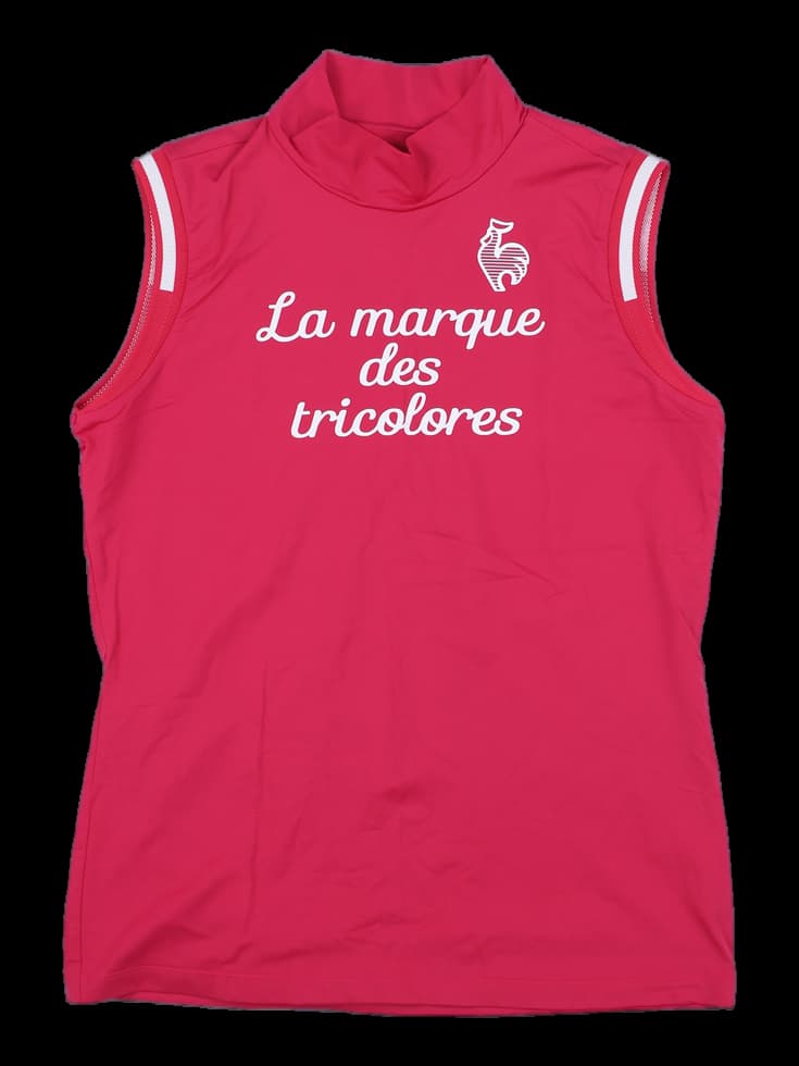 여성 하이넥 민소매 티셔츠