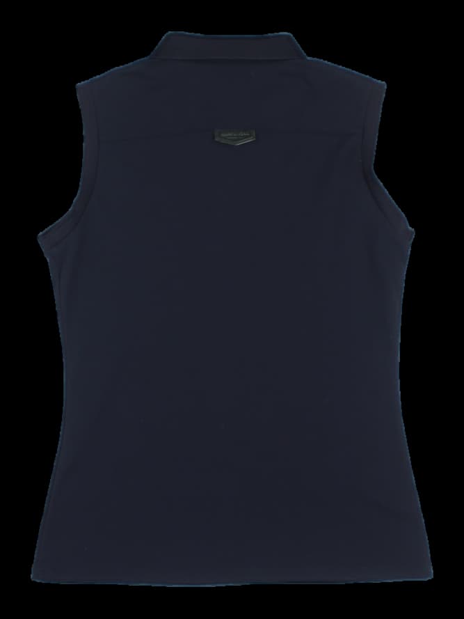 블랙 민소매 카라티 (마크앤로나)